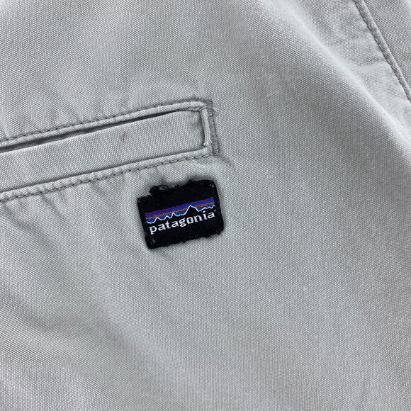Patagonia Mens Gray Tan Khaki Organic Cotton Shorts Size 36 - Picture 5 of 8